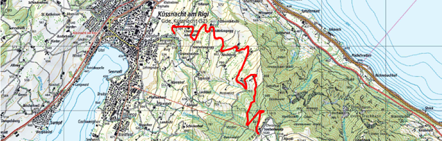 Kartenausschnitt zu Projekt Sanierung Seebodenstrasse